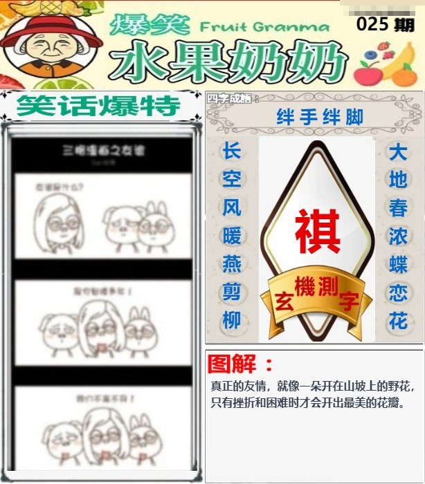 025期爆笑水果奶奶[图]